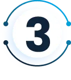 TELSTAFFING-icono3 The number 3 circled.